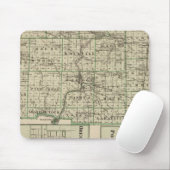 Kaart van het graafschap Ogle, Polo en Oregon Muismat (Met muis)
