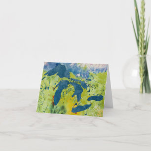 Kaart van het Great Lakes Project