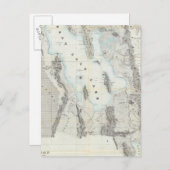 Kaart van het Great Salt Lake (Voorkant / Achterkant)