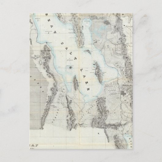 Kaart van het Great Salt Lake (Voorkant)