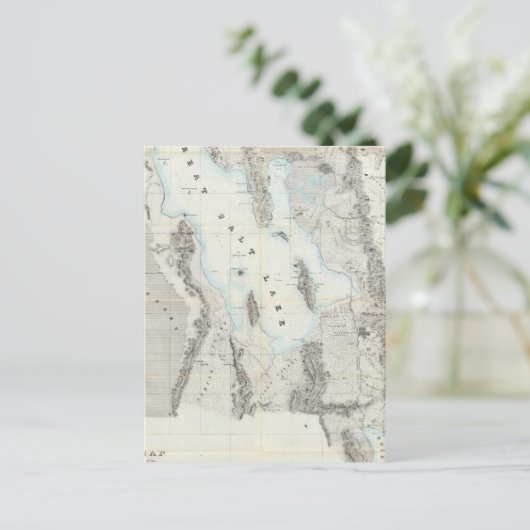 Kaart van het Great Salt Lake (Staand voorkant)