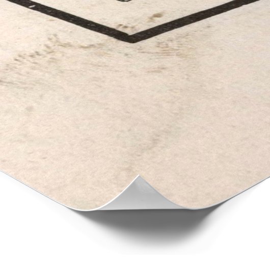 kaart van het Griekse Ouderdom Athene (1901) Poster (Hoek)