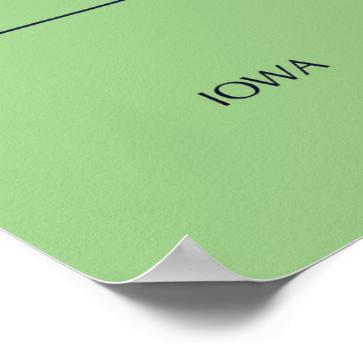 Kaart van het Groene Poster van Wisconsin (in vele (Hoek)