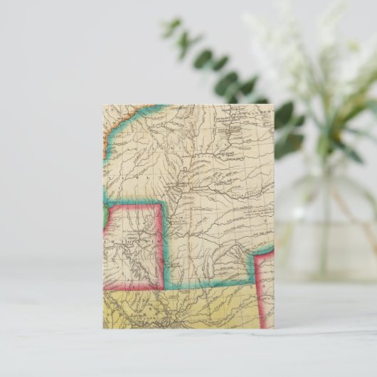 Kaart van het grondgebied van Arkansas (Staand voorkant)