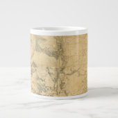 Kaart van het grondgebied van de Verenigde Staten Grote Koffiekop (Voorkant)