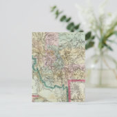 Kaart van het grondgebied van Montana (Staand voorkant)