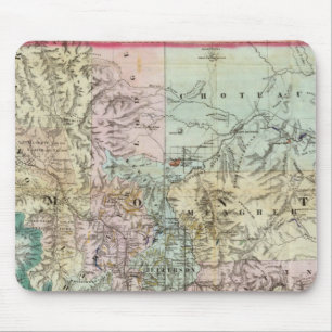 Kaart van het grondgebied van Montana Muismat