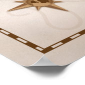 Kaart van het hart van een Mastiff Poster (Hoek)