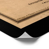  kaart van het hart van een vrouw poster (Hoek)