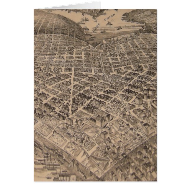  kaart van het hart van Seattle (1905) (Voorkant)