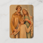 Kaart van het Heilig Gezin Visitekaartje (Voorkant)