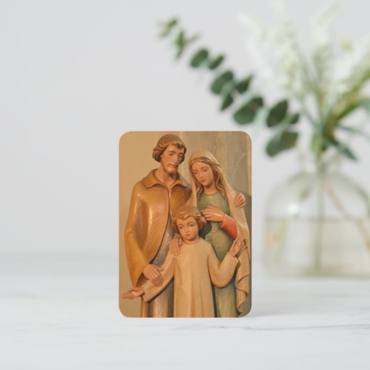 Kaart van het Heilig Gezin Visitekaartje (Staand voorkant)