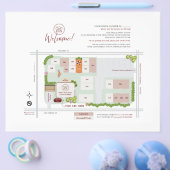 Kaart van het hotel / Aangepast ontwerp (Enkel)