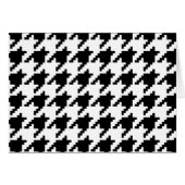 kaart van het Houndstooth Check Pattern-patroon me (Voorkant Horizontaal)
