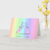 Kaart van het Huwelijk van de Regenboog van de (Gele Bloem)