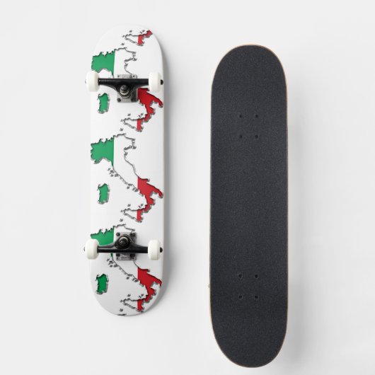 Kaart van het Italiaanse skateboard (Voorkant)