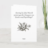 Kaart van het Jubileum van de echtgenoot met tulpe (Achterkant)