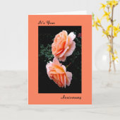 Kaart van het Jubileum van het huwelijk met Sonya  (Gele Bloem)