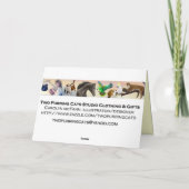 Kaart van het Kameleon van de Verjaardag van Herps (Achterkant)