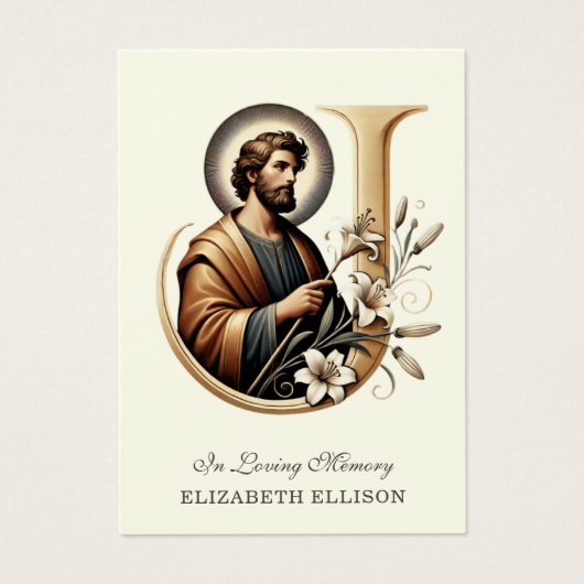 Kaart van het katholieke begrafenismonument St. Jo (Voorkant)