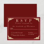 Kaart van het katholieke winterhuwelijk (Voorkant / Achterkant)