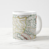 Kaart van het keizerrijk van Karel de Grote Grote Koffiekop (Voorkant rechts)