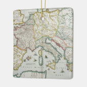 Kaart van het keizerrijk van Karel de Grote Keramisch Ornament (Links)