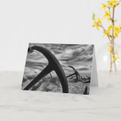 Kaart van het kerkhof de lege groeten van het (Gele Bloem)