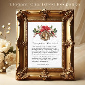 Kaart van het Kerst Katholiek Huwelijksgebed Plaatskaartje