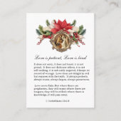 Kaart van het Kerst Katholiek Huwelijksgebed Plaatskaartje (Voorkant)