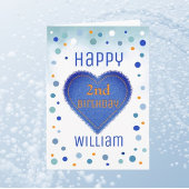 Kaart van het Kind van de Aangepast Happy 2e verja