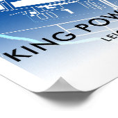 Kaart van het King Power Stadium - thuisbasis van Poster (Hoek)