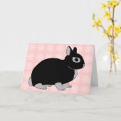 Kaart van het Konijn van Netherland de Dwerg (Gele Bloem)