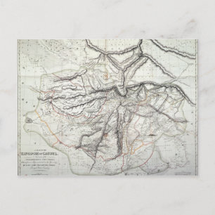 Kaart van het Koninkrijk Kabul