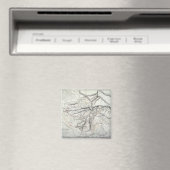 Kaart van het Koninkrijk Kabul Magneet (Insitu (Vaatwasser))