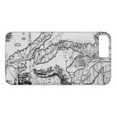 Kaart van het Koninkrijk Siam Case-Mate iPhone Case (Achterkant (Horizontaal))