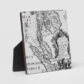 Kaart van het Koninkrijk Siam Fotoplaat (Voorkant)