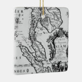 Kaart van het Koninkrijk Siam Keramisch Ornament (Rechts)