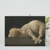 Kaart van het lam (Agnus dei) (Sacrifical Animal) (Staand voorkant)