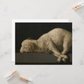 Kaart van het lam (Agnus dei) (Sacrifical Animal) (Voorkant / Achterkant in situ)