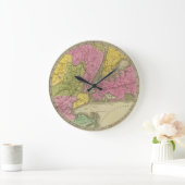 Kaart van het land 25 mijl rond de grote klok (Huis)