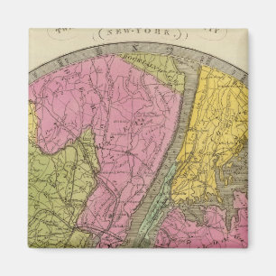 Kaart van het land magneet