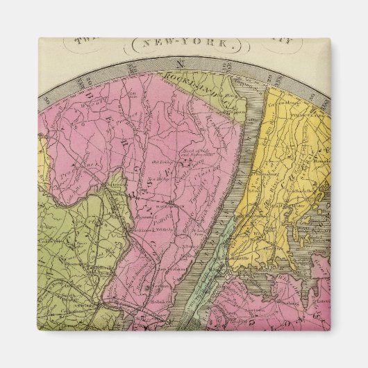 Kaart van het land magneet (Voorkant)