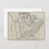 Kaart van het land tussen de rivier de Auckland en (Voorkant / Achterkant)