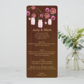 Kaart van het landelijke roze roze stemmetje jars  (Staand voorkant)