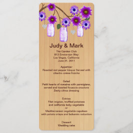 Kaart van het landelijke trouwe Oranje Mason Jars 