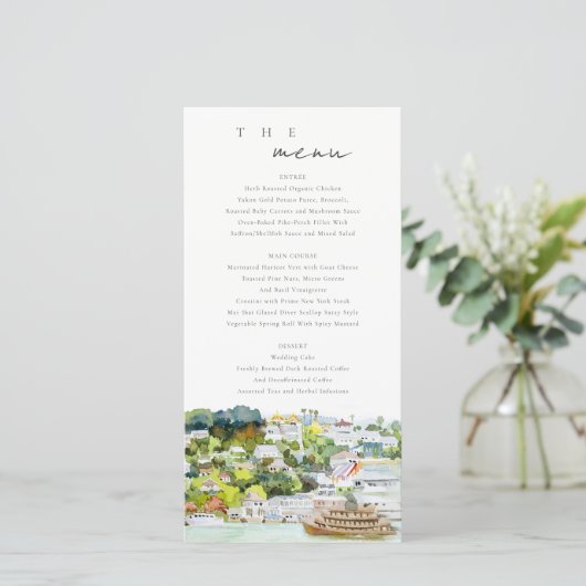 Kaart van het landschap van de rivier Cruise (Staand voorkant)