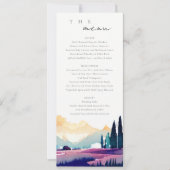 Kaart van het landschap van het gebergte (Voorkant)