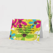 Kaart van het lerarenpensioen Henry Adams citaat (Voorkant)