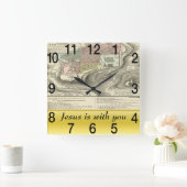 Kaart van het leven van Christus-voorwoord Vierkante Klok (Huis)